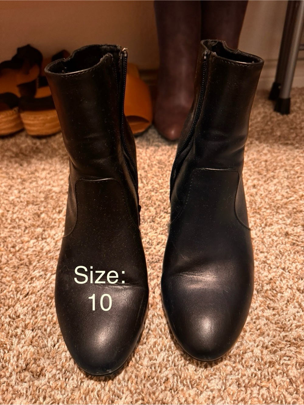 Old Navy Black Ankle Booties